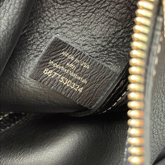 Banana Republic Vida Half-Moon Shoulder Bag - Black Leather - NWT - Picture 13 of 16